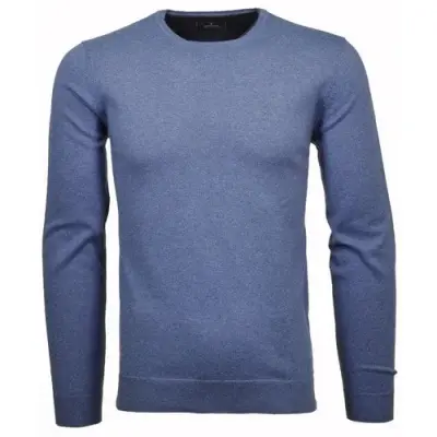 RAGMAN PULL COL ROND GRANDE LONGUEUR BLEU CIEL — photo 1