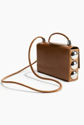 Sac clouté pour téléphone - Marron clair — photo 1