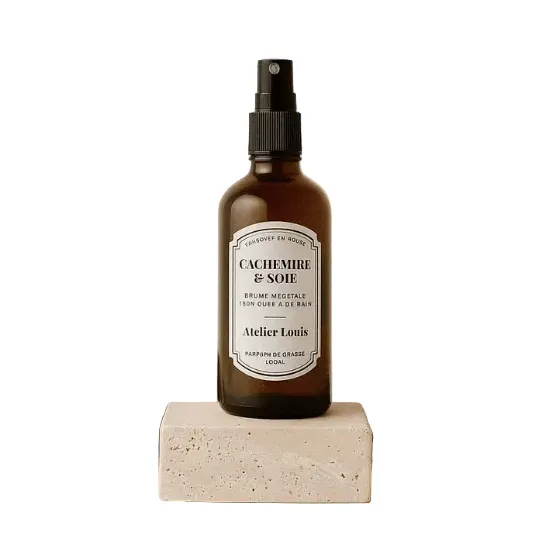 Brume d'intérieur bio parfumée, cachemire et soie