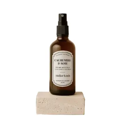 Brume d'intérieur bio parfumée, cachemire et soie — photo 1
