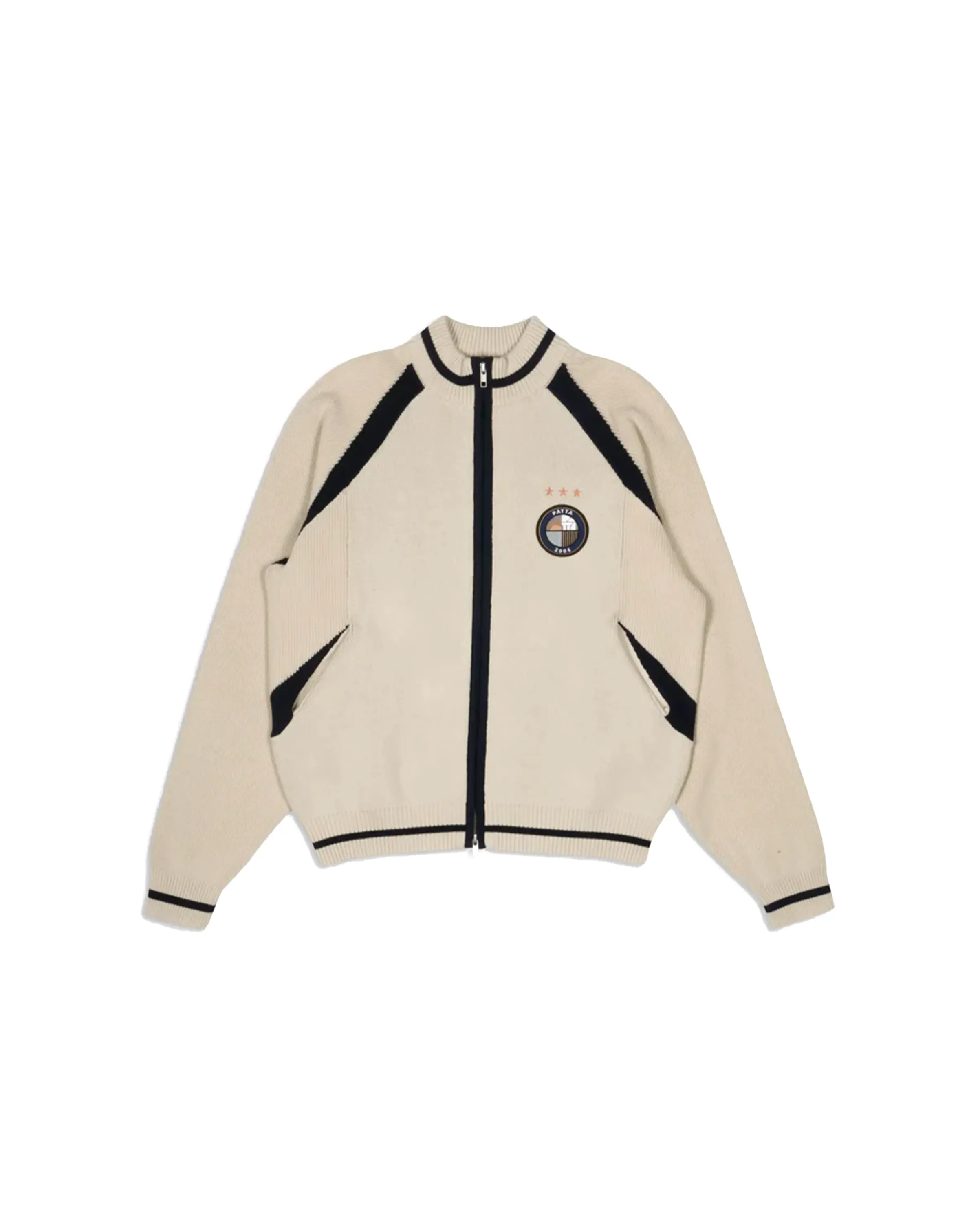 Patta Track Top Cardigan Vaporous Grey