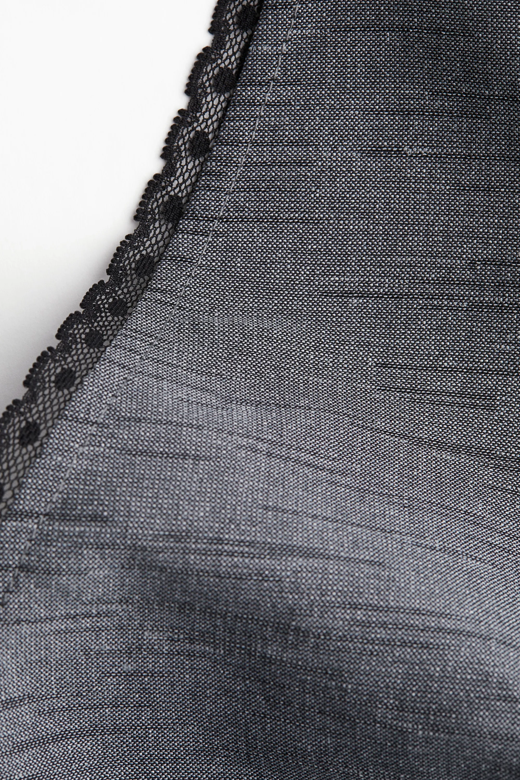 Robe avec ceinture - Gris foncé chiné