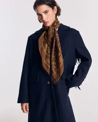 Foulard Johanna chocolat — photo 2