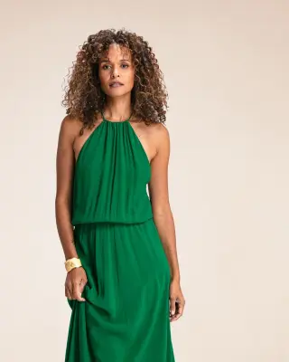 Robe longue Cruz Joly Green – Karma Koma — photo 5
