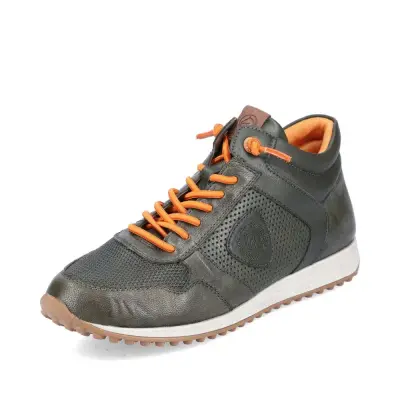Baskets Remonte D3170-54 Vertes - Cuir Lacets Élastiques Zip Grande Pointure Femme — photo 1