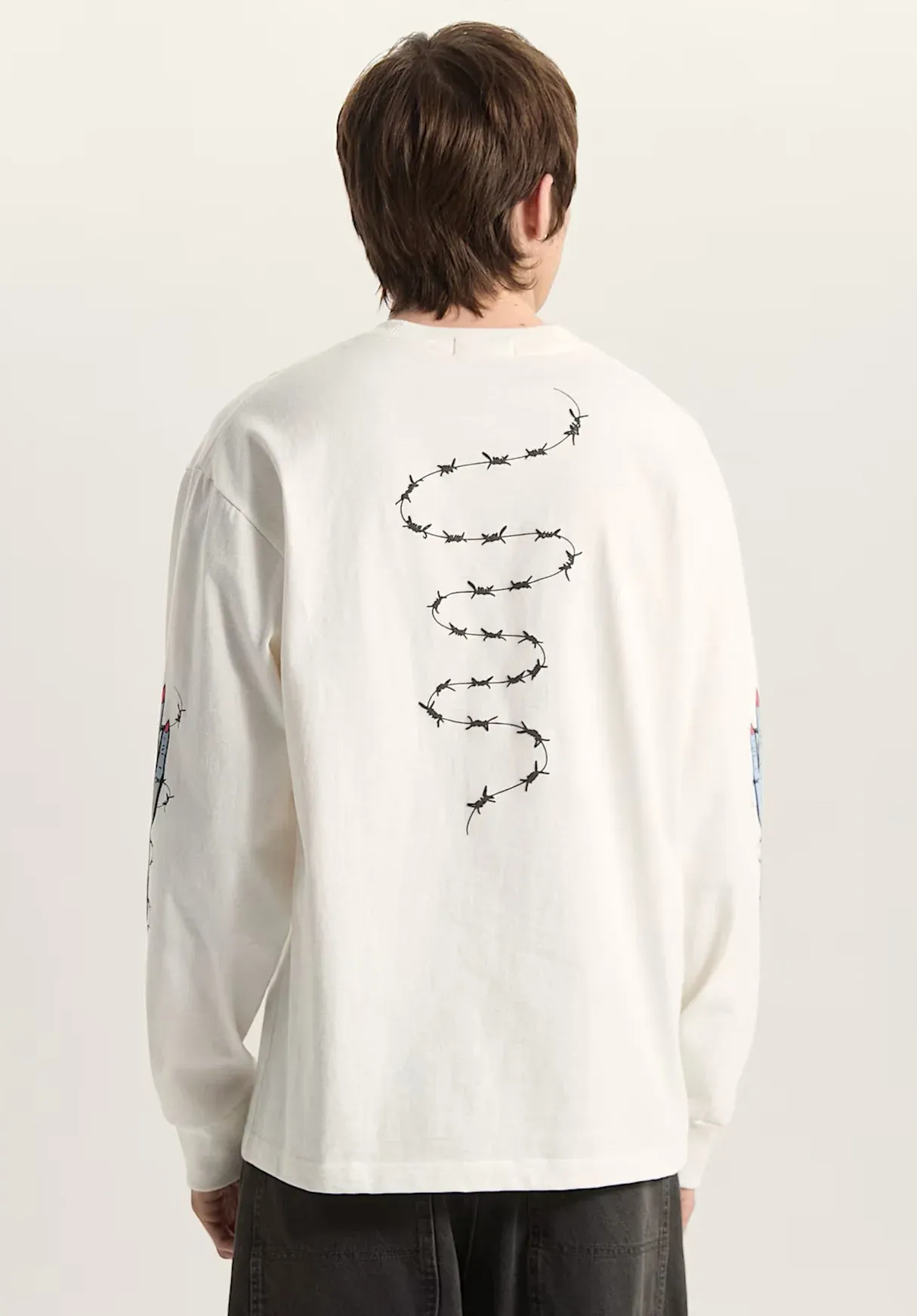 tee shirt vans manches longues dayana zombie – egret