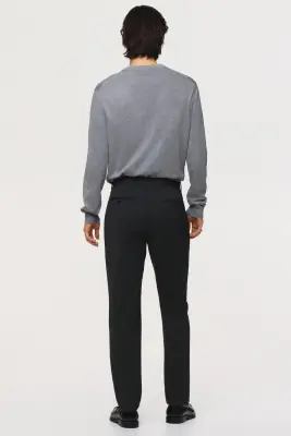 Pantalon de costume Slim Fit - Gris foncé — photo 2