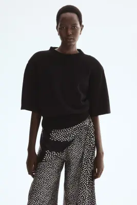 Top en maille - Noir — photo 3