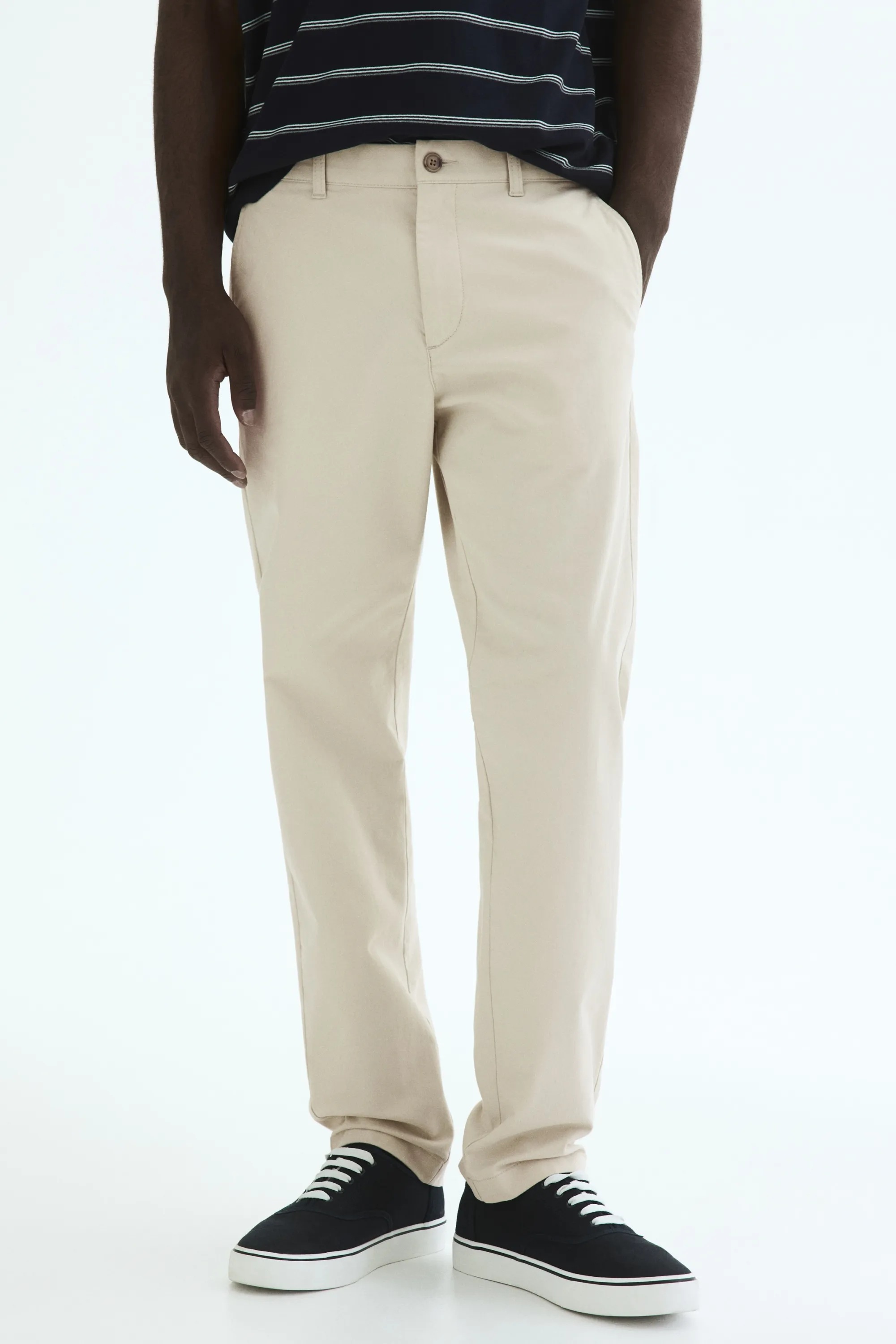 Chino Slim Fit en coton - Beige clair