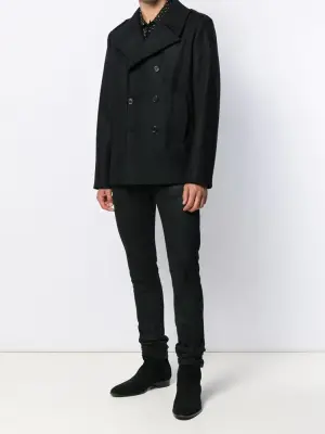 Manteau caban Homme en cachemire noir Prix boutique 1790€ Taille 50 — photo 4