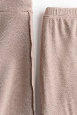 MAMA Ensemble 2 pièces top et pantalon - Taupe clair — photo 5