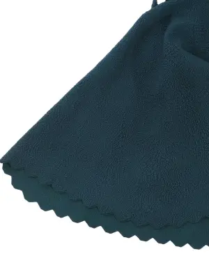 Robe GALAXY longueur midi en maille laine bleu canard Prix boutique 4000€ Taille 38 — photo 5