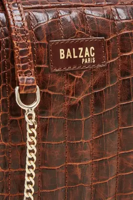 Sac César cognac embossé — photo 3