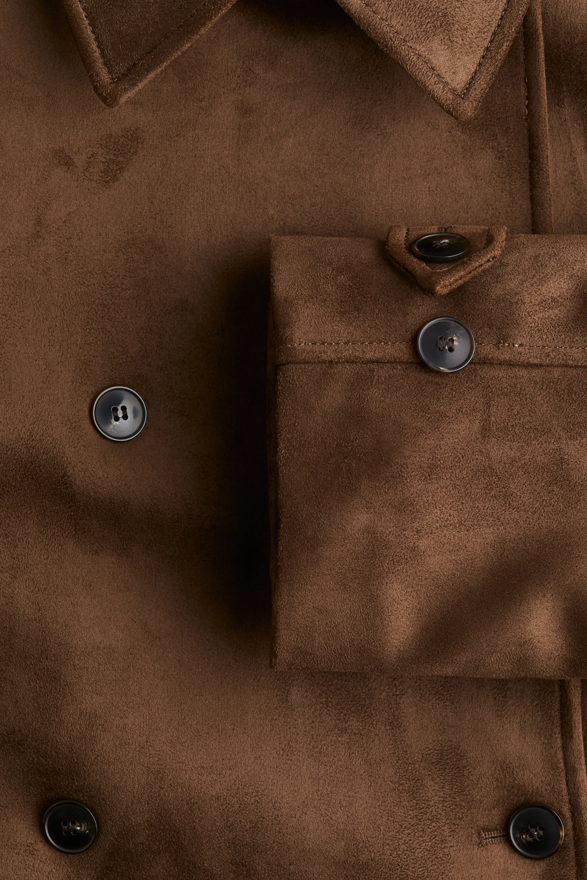 Veste à fermeture croisée - Marron