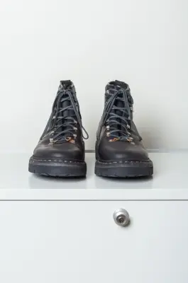 Reproduction Of Found – MEN ITALIAN ALPINE MILITARY BOOTS 390NAD – BLACK — photo 2