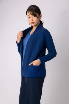 Veste en laine double-fil — photo 2