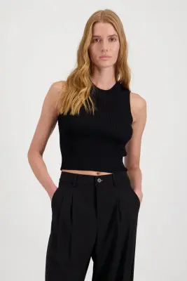 HAUT CROPPED MAILLE — photo 3