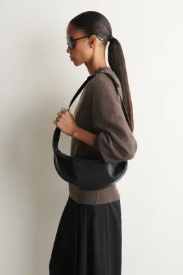 SAC SWING BANDOULIÈRE - CUIR - Noir — photo 1