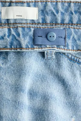 MAMA Wide Low Waist Jeans - Bleu denim — photo 3
