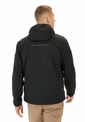 CAMEL ACTIVE SOFTCHELL PARKA GRANDE LONGUEUR Noir — photo 4