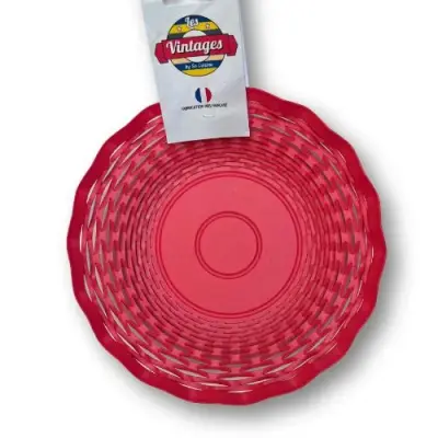 Corbeille à pain ronde en inox coloré — photo 3