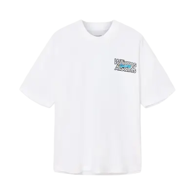 Williams X AllSaints Pole Crew Neck T-Shirt Ashen White — photo 1