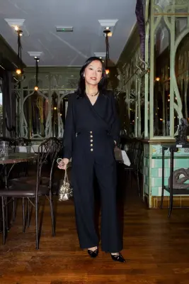 Blouse Estelle - noir — photo 4