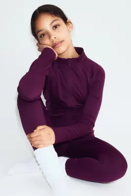 Legging de sport DryMove™ - Prune lilas — photo 1