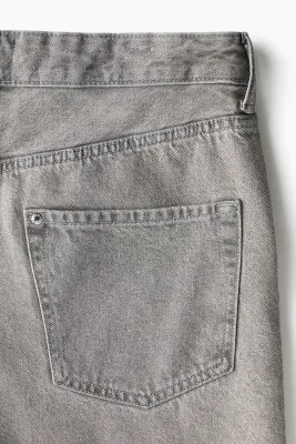 Short Relaxed Fit en denim - Gris denim — photo 4
