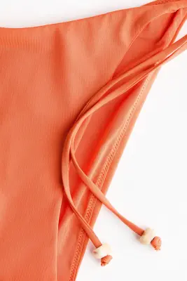 Bas de maillot Tanga à nouer - Orange — photo 4
