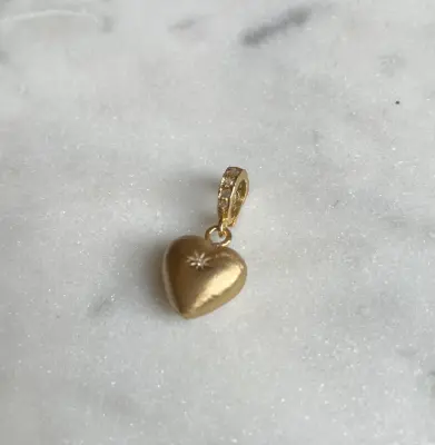 Nouveau ! ROOM SERVICE JEWELRY Pendentif Lovely Coeur Diamond — photo 2