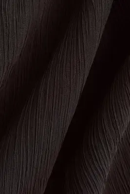 Robe bandeau smockée - Marron foncé — photo 5
