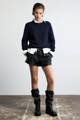 Pull - Bleu marine — photo 2