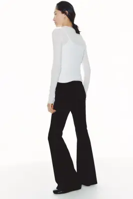 Legging évasé - Noir — photo 2