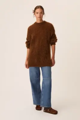 Pull Alena Cognac Chiné — photo 3