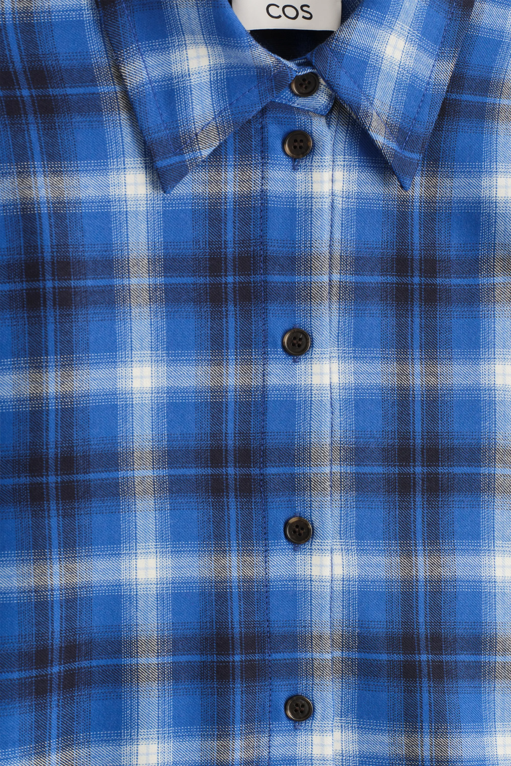 CHEMISE EN FLANELLE À CARREAUX - BLEU / CARREAUX