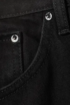 Jean bootcut décontracté taille mi-haute Mercury - Black Rinse - Noir — photo 5
