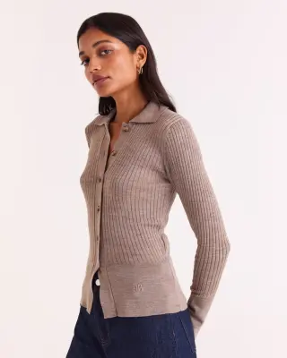 Cardigan Ombeline beige — photo 6