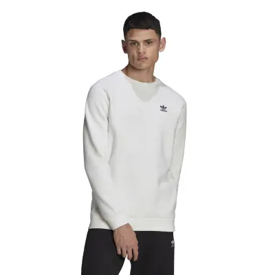 ADIDAS ESSENTIAL CREW SWEAT SHIRT Blanc — photo 2
