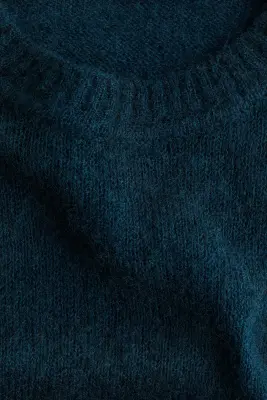 Pull ajusté - Bleu marine — photo 4