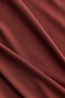 Top cape asymétrique - Rouge rouille — photo 4