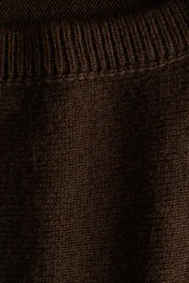 Pull asymétrique - Marron foncé — photo 5