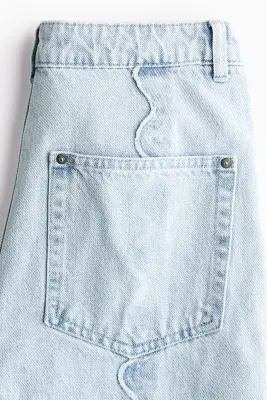 Flared Regular Waist Jeans - Bleu denim clair — photo 5