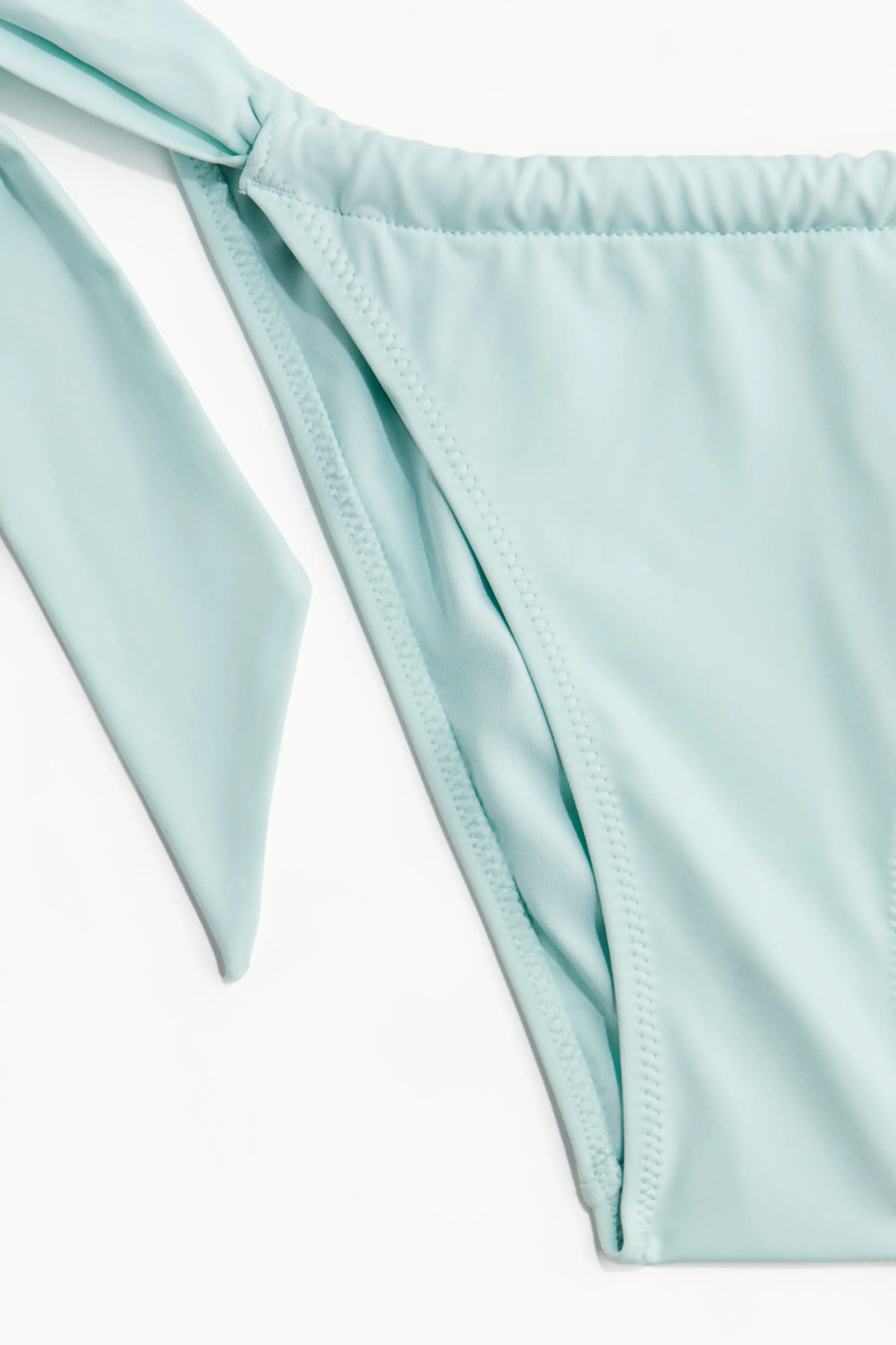 Bas de maillot Tanga à nouer - Turquoise clair