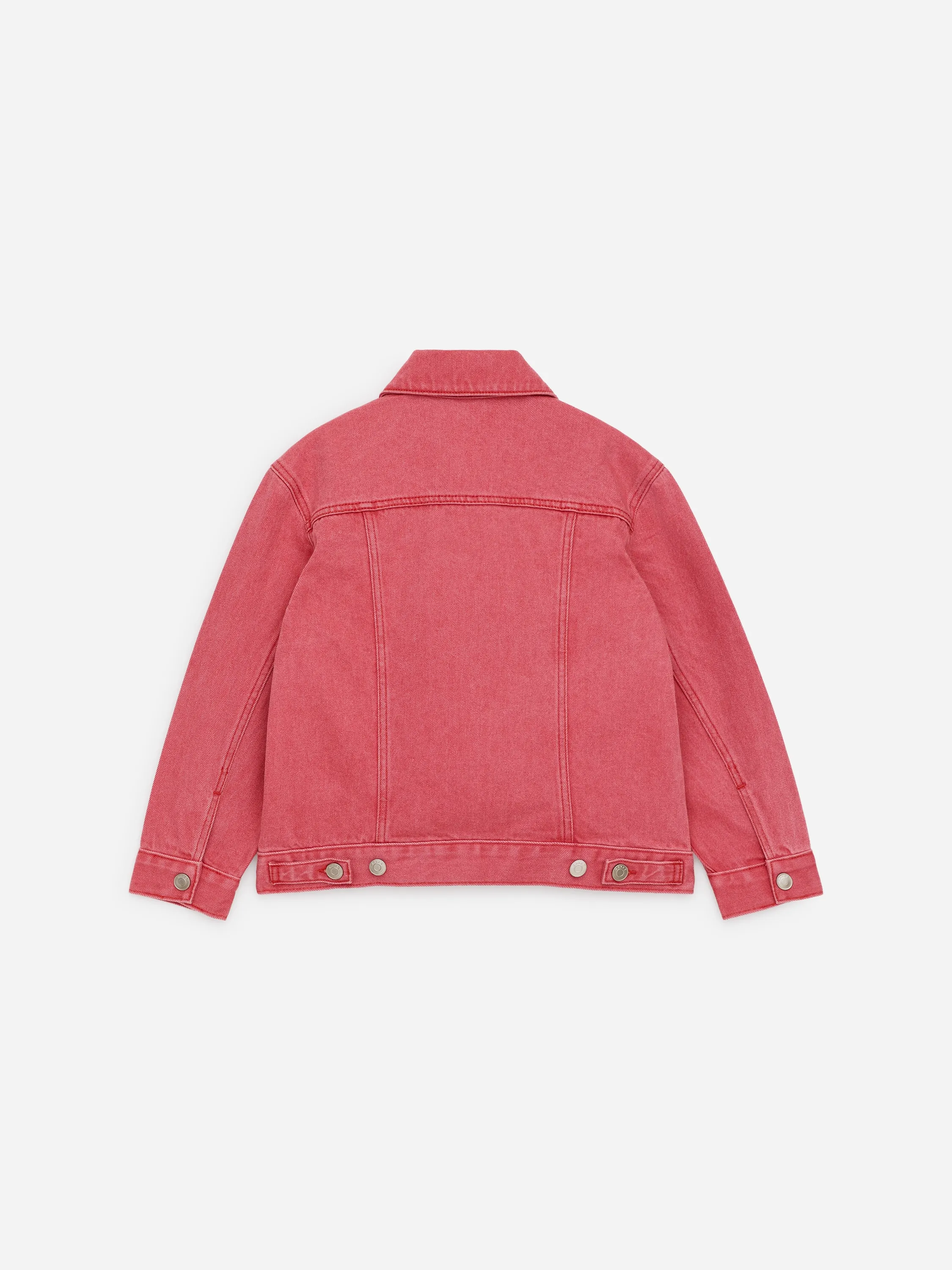 Veste en jean - Rouge