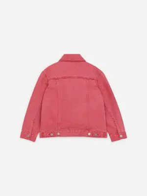 Veste en jean - Rouge — photo 1