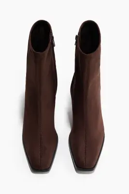 Bottines à talon - Marron foncé — photo 1