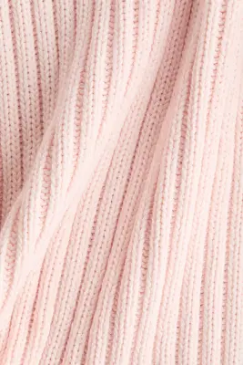 Pull en maille côtelée - Rose clair — photo 2