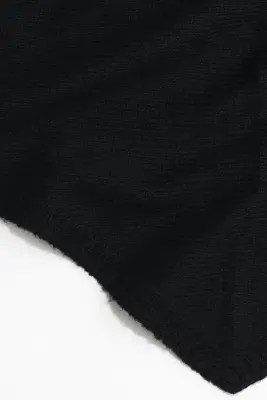 Foulard en maille fine - Noir — photo 2