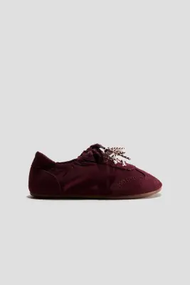 Sneakers barefoot - Rouge prune foncé — photo 1
